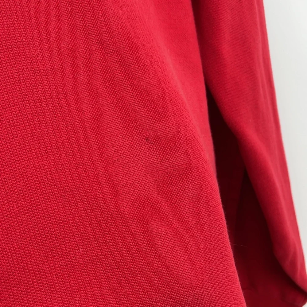 Vintage Polo by Ralph Lauren Red Long Sleeve Collared Pullover Size Extra Large
